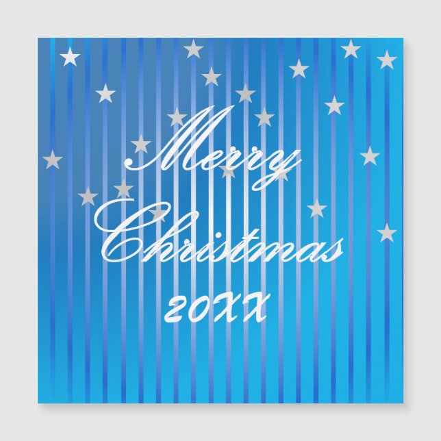 Be Merry and Shine Bright Magnetic Card (Front)