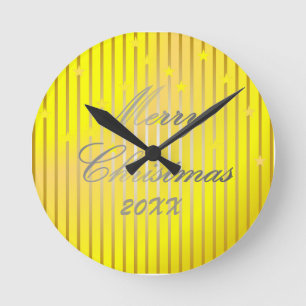 Be Merry and Shine Bright Wall Clock