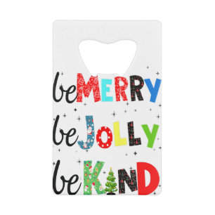 Be Merry Be Jolly Be Kind Christmas Tree Family Ch