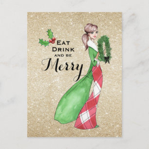 Be Merry Christmas Greeting card