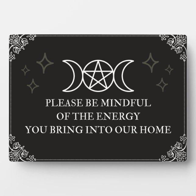Be Mindful Plaque (Front)