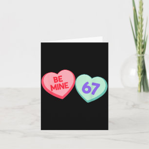 Be Mine 67 Cute Valentine Meme Heart Saying Card