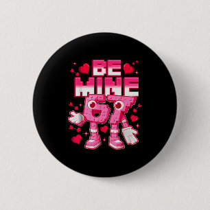 Be Mine 67 Six Seven 6 7 Italian Brainrot Valentin Cm Round Badge
