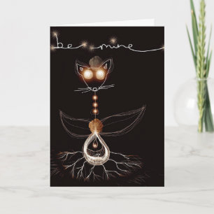 Be Mine A Wild Valentine Holiday Card