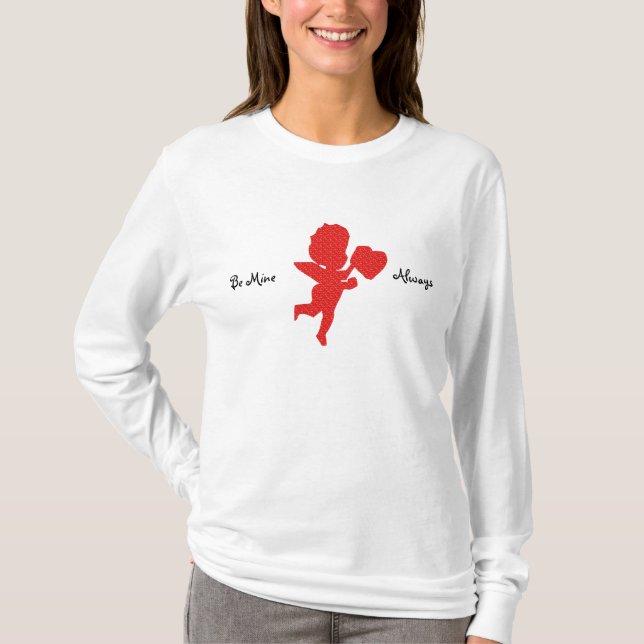Be Mine Always Valentine Ladies Top (Front)