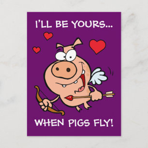 Be Mine Anti-Valentine's Holiday Postcard