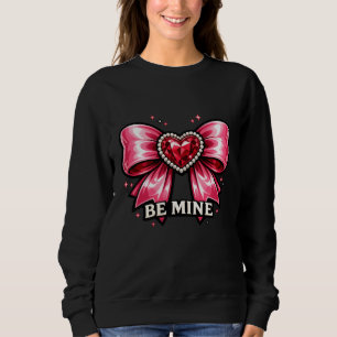 Be Mine Coquette Bow Heart Valentine Shirt