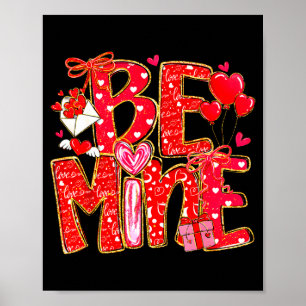 Be Mine Coquette Valentines Day Christian Couple M Poster