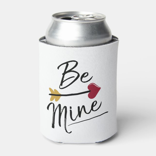 Be mine Cute Valentines Can Cooler (Can Front)