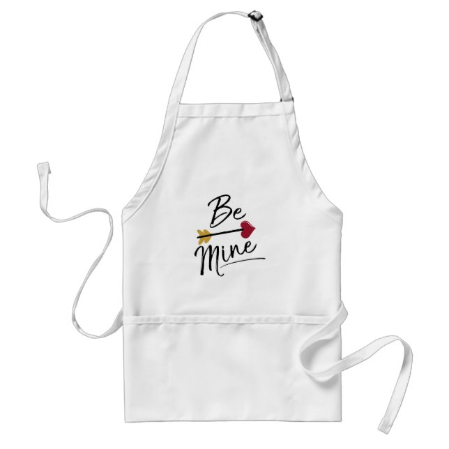 Be mine Cute Valentines Standard Apron (Front)