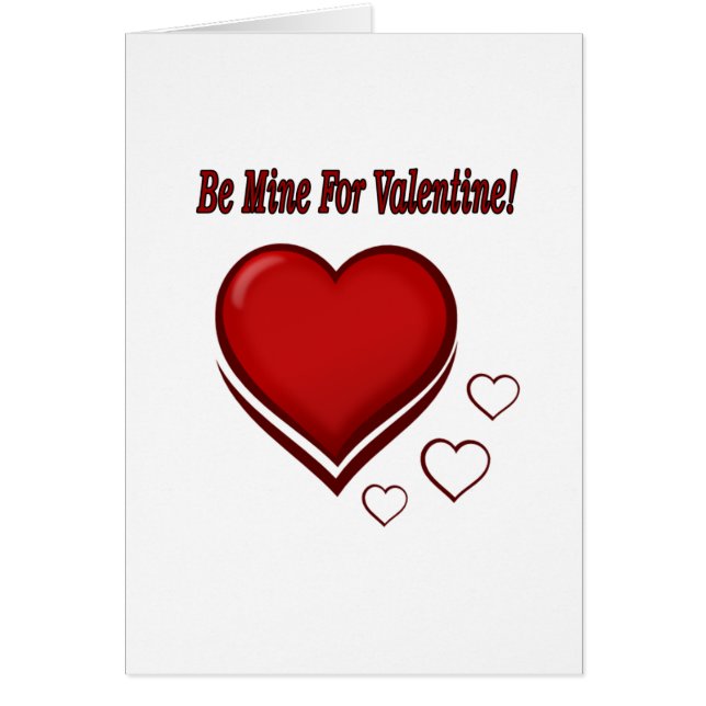 Be Mine For Valentine (Front)