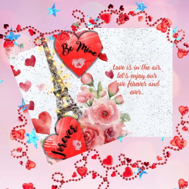 Be Mine Forever Card (elegant, modern, chic
)