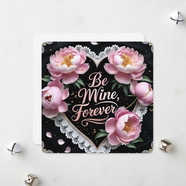 Be mine forever valentine's day cards (Front/Back In Situ)