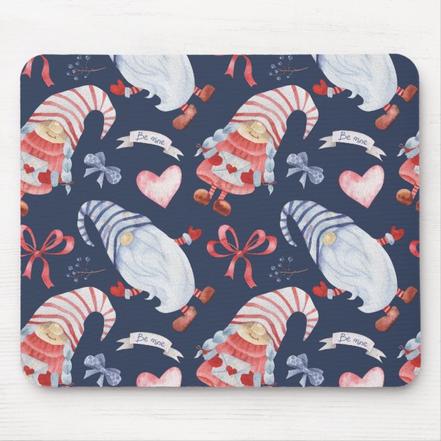 Be Mine Gnome Parade Mouse Mat (Front)