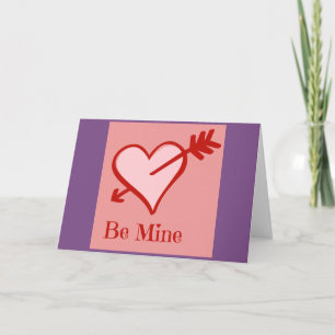 Be Mine Greeting Card