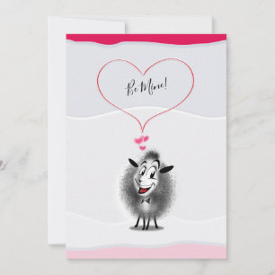 "Be Mine!" - Happy Valentine's Day Lovely Greeting Holiday Card