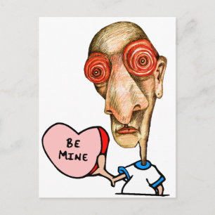 Be+Mine Insomniac Postcard