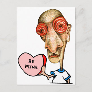 Be+Mine Insomniac Postcard