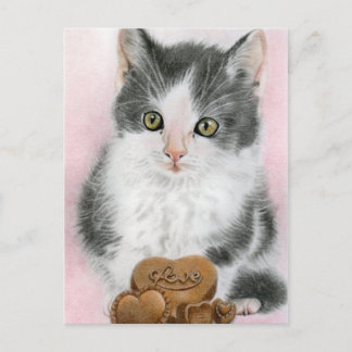 Be mine kitty cat Postcard