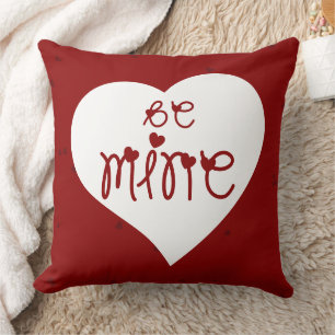 Be Mine Love Hearts Valentine's Day Cushion