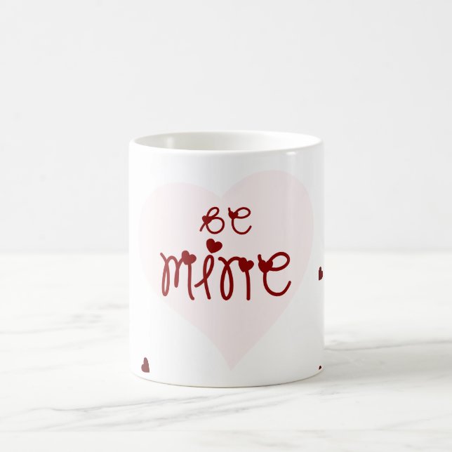 Be Mine Love Hearts Valentine's Day Mug (Center)