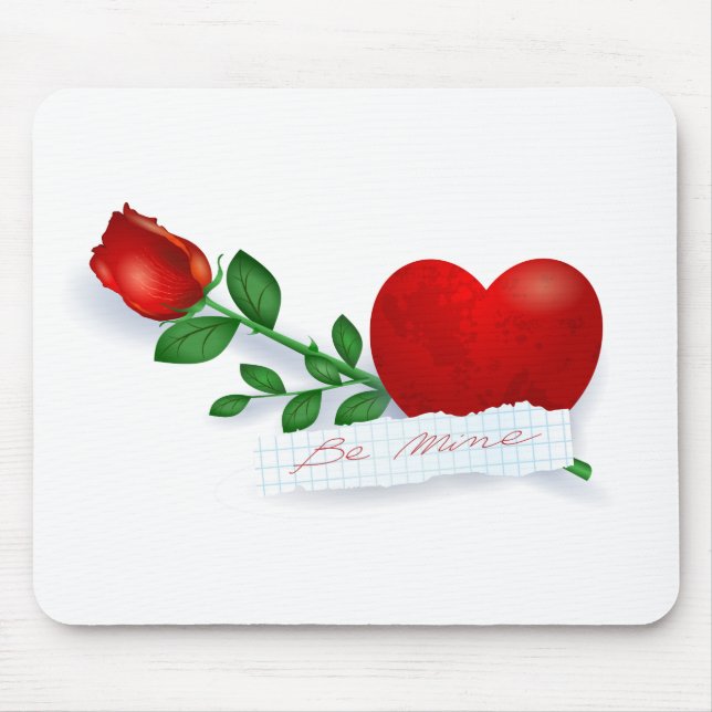 Be mine mouse mat (Front)