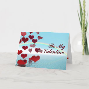 Be mine on Valentine's Day Holiday Card