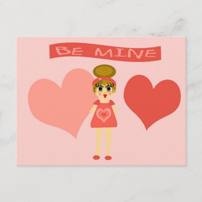 Be Mine Postcard (Front)