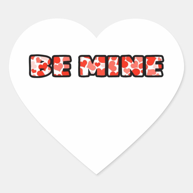 Be Mine Sticker (Front)