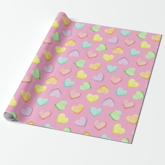 Be Mine Sweet Heart  Wrapping Paper (Unrolled)