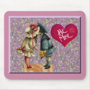 "Be Mine" Sweet Nostalgic Valentine Mouse Mat