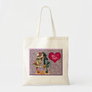 "Be Mine" Sweet Nostalgic Valentine Tote Bag