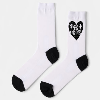 Be Mine' Valentine Crew Socks