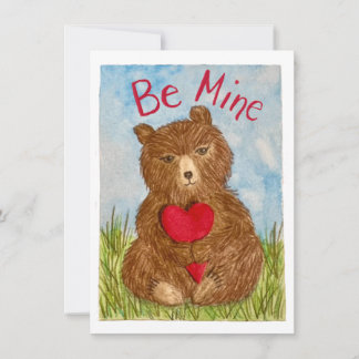 Be Mine Valentine Greeting Card