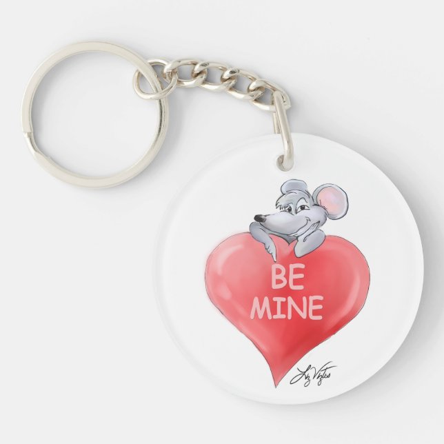 Be Mine Valentine Keychain (Front)
