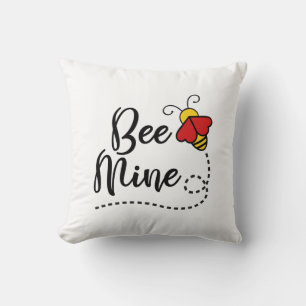 Be Mine Valentine Love Bee Cushion