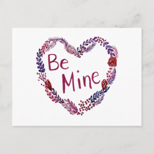 Be Mine Valentine Postcard