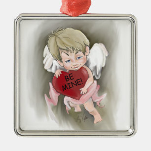 Be Mine Valentine Premium Square Ornament