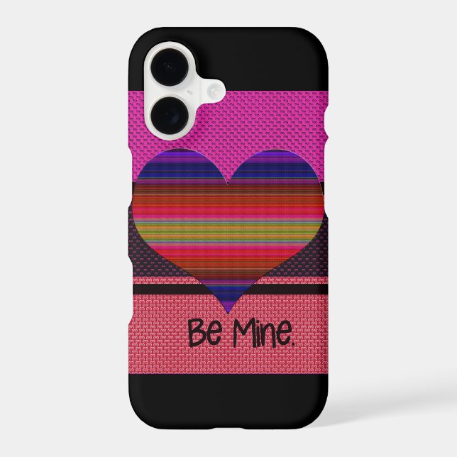 Be Mine Valentine Rainbow Heart (Back)