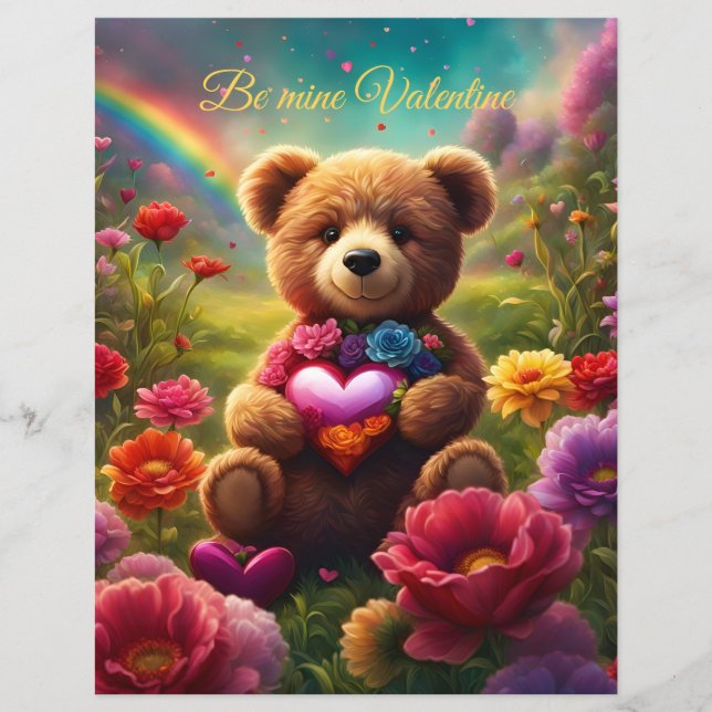 Be mine Valentine Teddy 1 (Front)