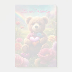 Be mine Valentine Teddy 1 Post-it Notes