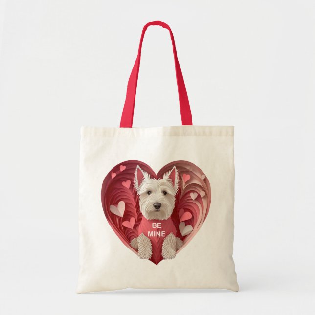 Be Mine Valentine Tote Bag (Front)