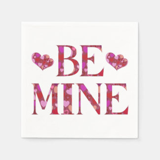 Be Mine Valentine's Day 3 Ply Napkins