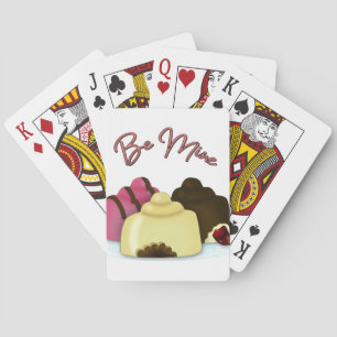 Be Mine Valentine's Day Candy Playing Cards