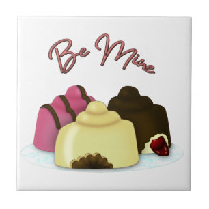 Be Mine Valentine's Day Candy Tile