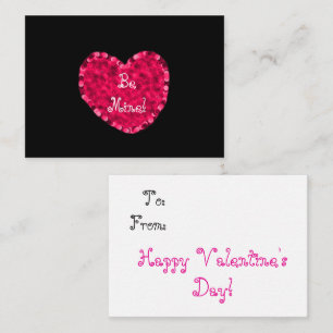 Be Mine Valentine's Day Card
