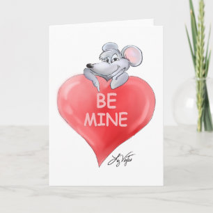 Be Mine Valentine's Day Card