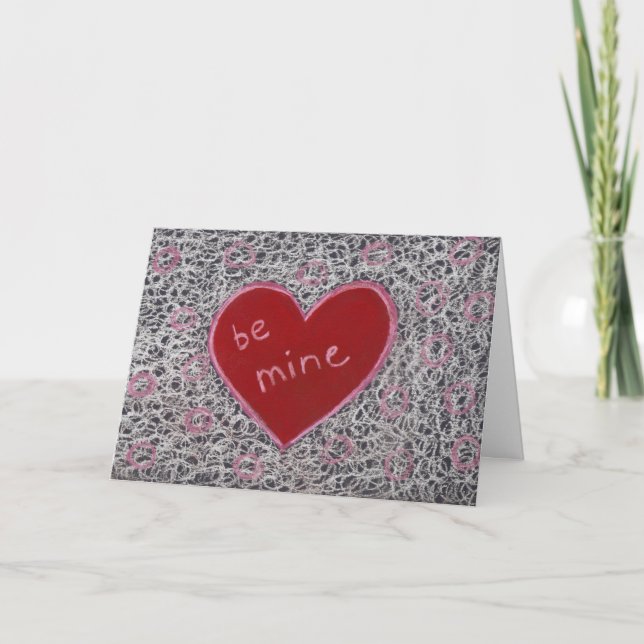 Be Mine Valentine's Day Holiday Card (Front)