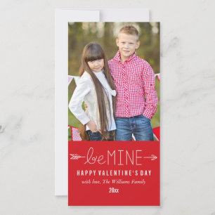 Be Mine Valentine's Day Photo Cards