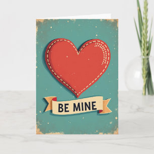 Be Mine Vintage Love Card